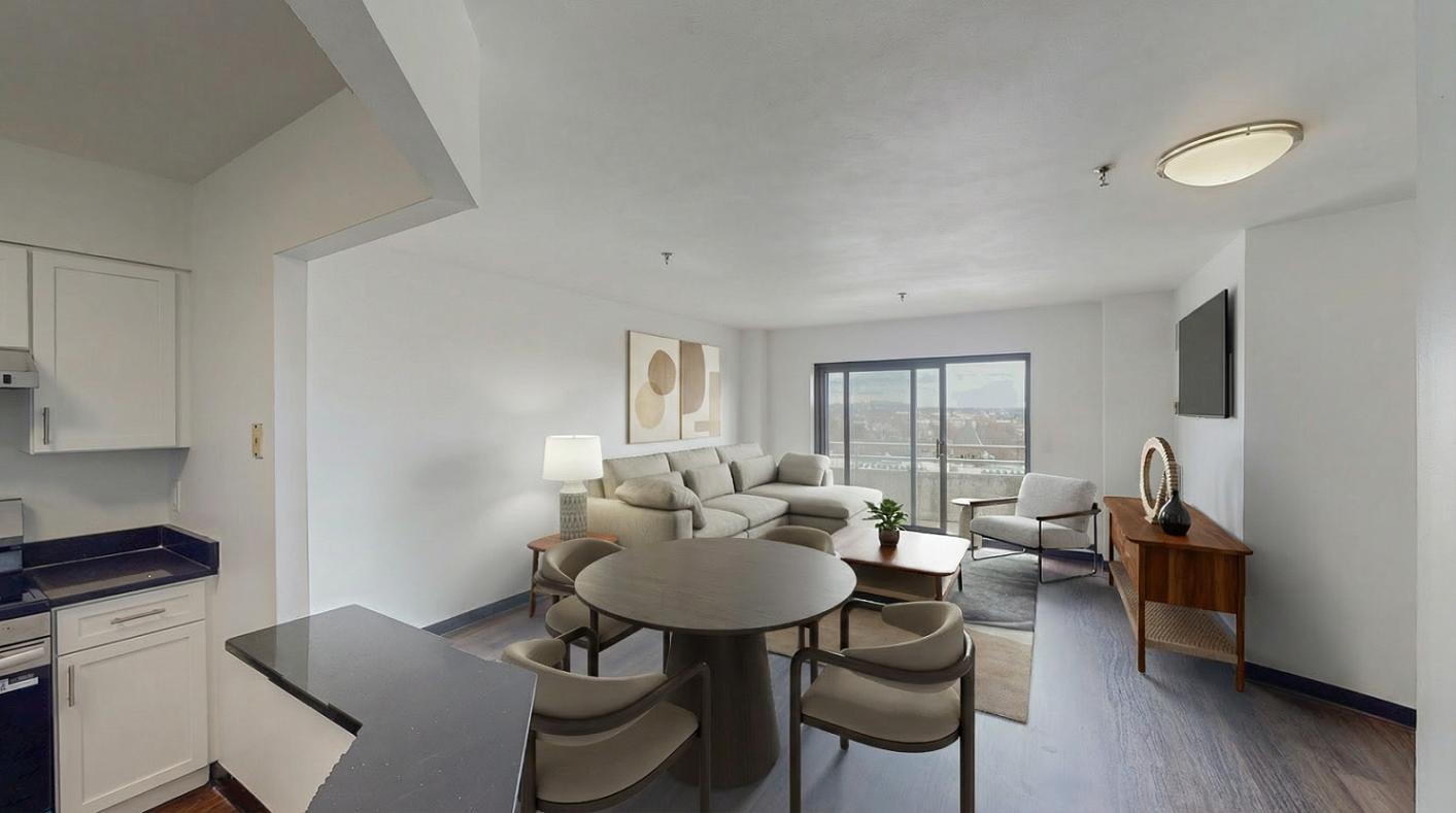 Floor plan for 2 beds, 2 baths, 1274 sqft